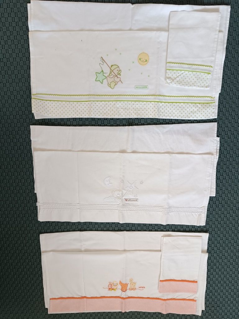 Conjunto de lençóis e saco para bebé dormir