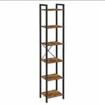Regał na książki słupek dekoracyjny półka wolnostojąca LOFT 40x30x186c