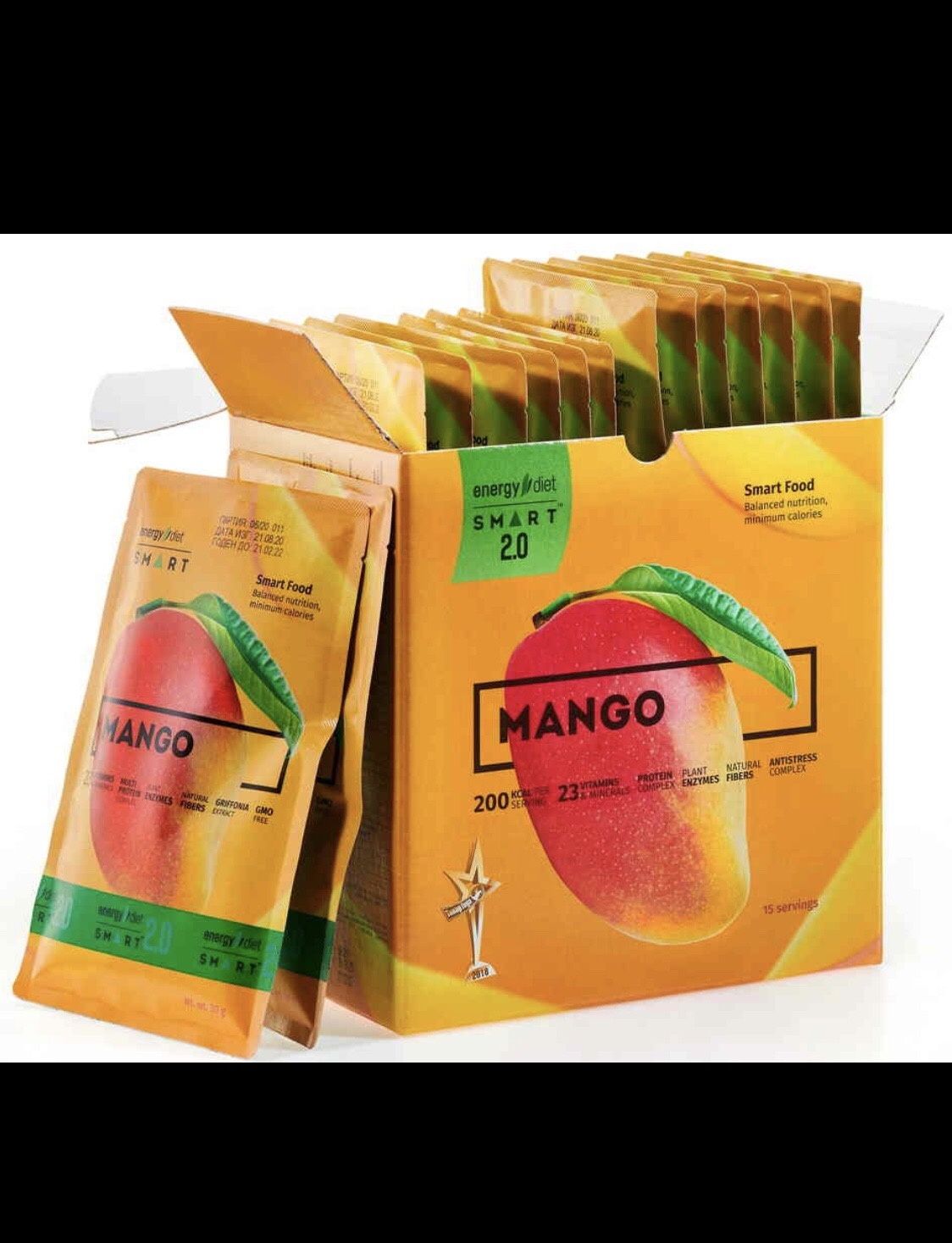 Уцінка Energy diet Smart 2.0 mango 15 порцій