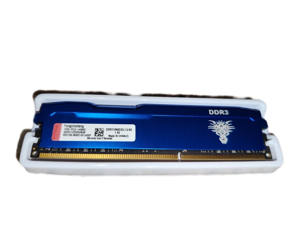 Nowa pamięć DDR3 8GB 1866MZH 1.5V niebieska