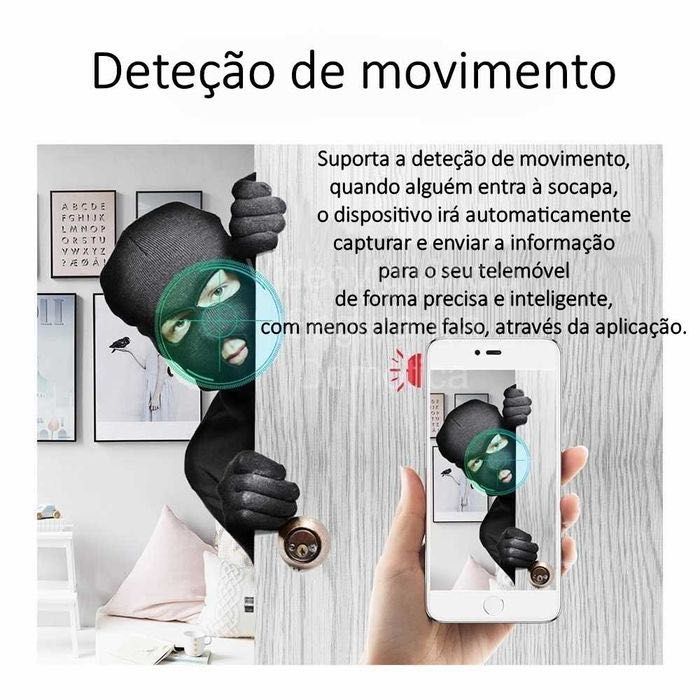 Conjunto 4 câmaras * WiFi * HD * 3MP * CCTV * Com Visão Noturna