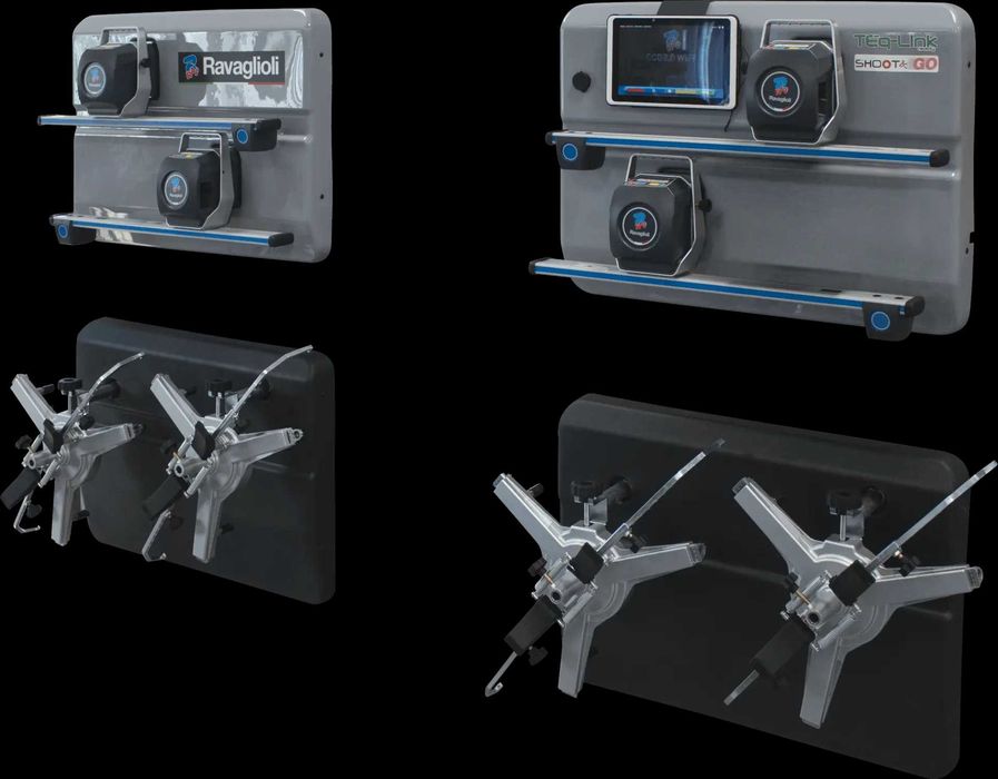 RAVAGLIOLI 2.0 WIFI zbieżność geometria CCD 8 kamer 3 punktowe uchwyty
