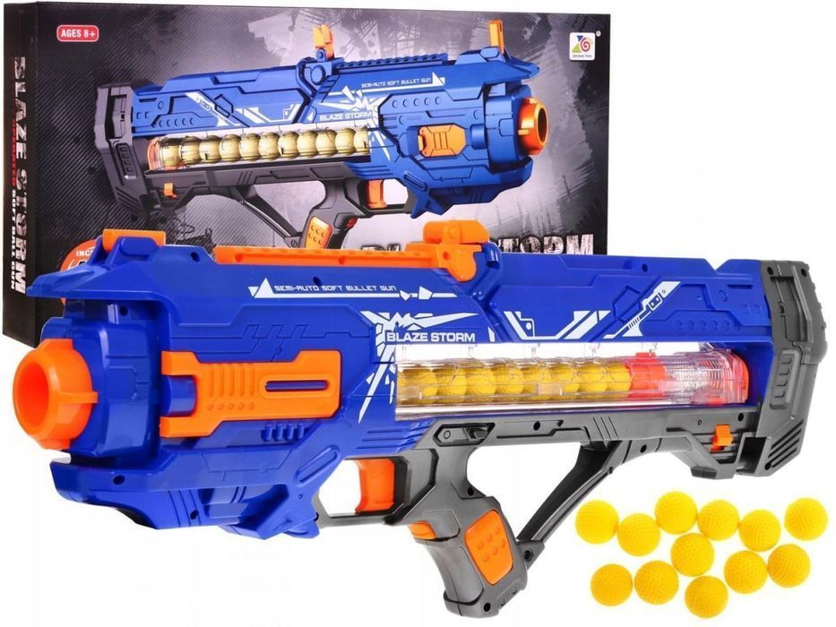 KARABIN półautomat blaze + 12 kulek do NERF