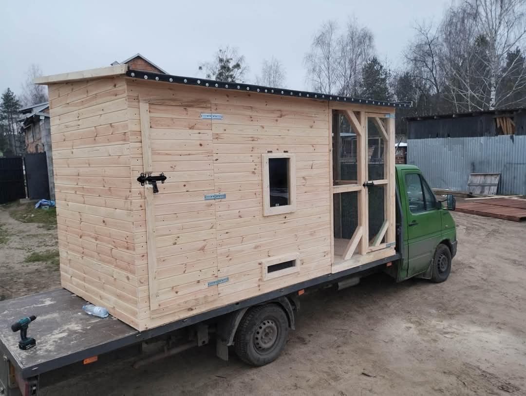 Gołębnik na rusztach i z wentylacją