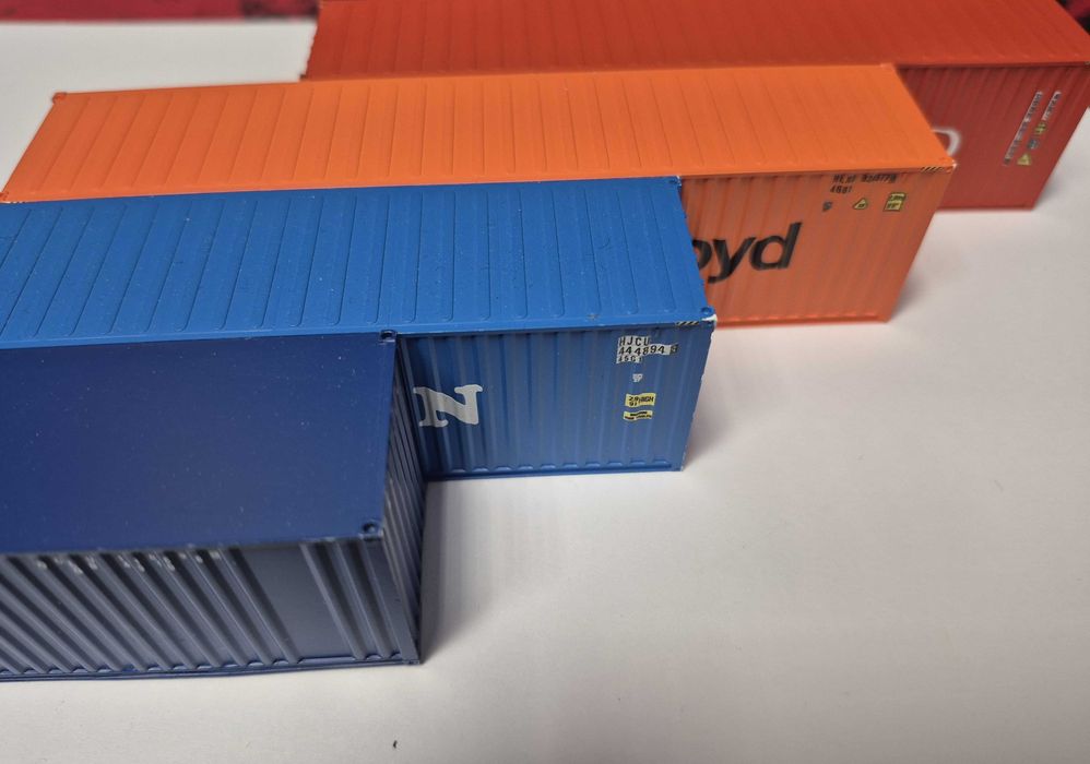 Kontenery w skali H0 (Igra, Faller)