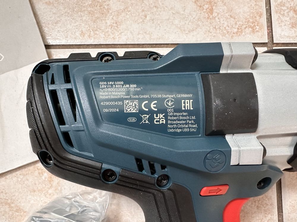 klucz udarowy bosch BITURBO GDS 18V-1050 HC Professional