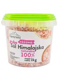 Sól w wiaderku - himalajska różowa gruba - 1 kg