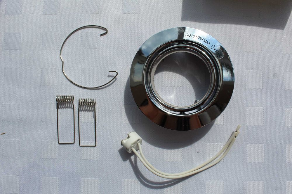 Oczko Lampa Sufitowa Hermetyczna Candellux SH-06 MR16 CH Chrom IP65