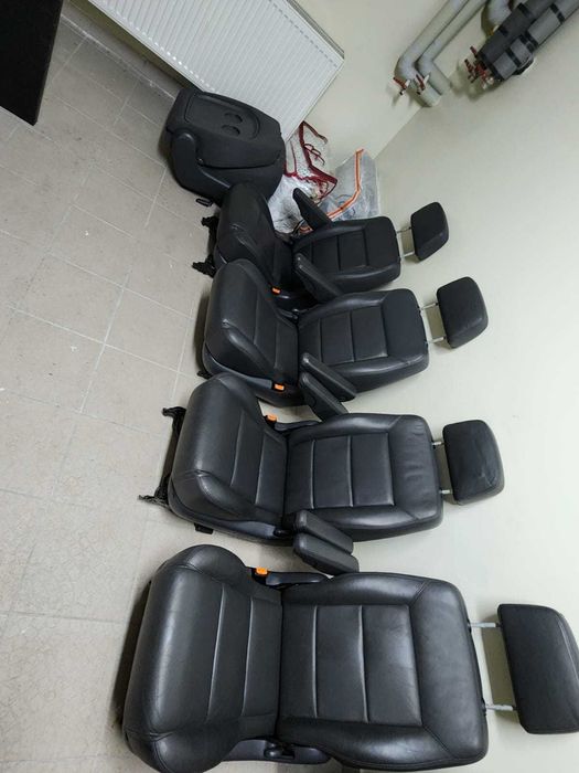 fotele fotel (7 foteli) SHARAN GALAXY mk2 ALHAMRA 00-10 skóra komplet