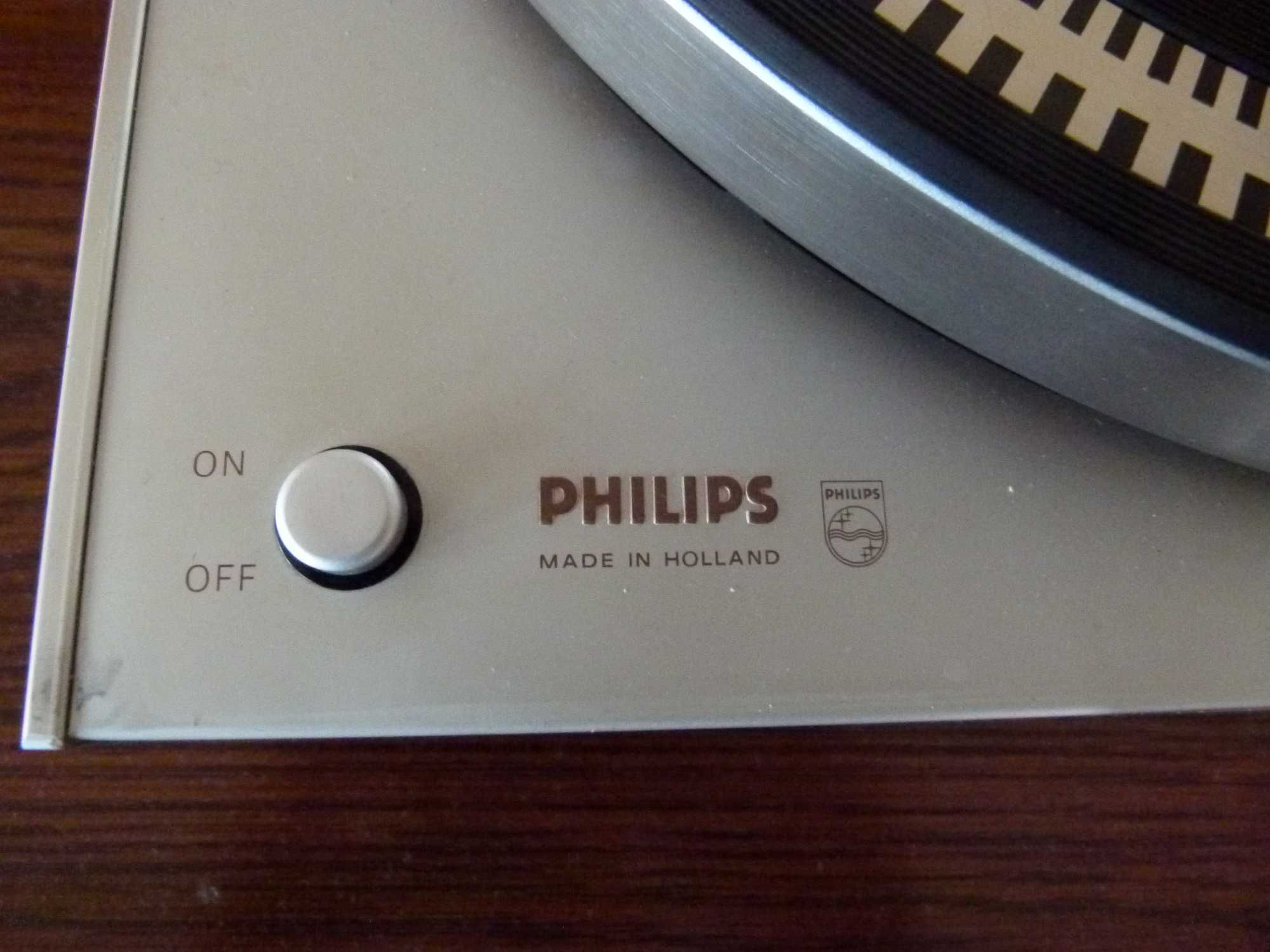 Gira-discos "vintage" philips 212 electronic 1972 perfeito estado