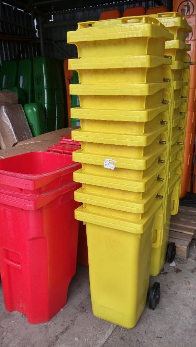 Pojemnik kosz na odpady 240 NOWE pojemniki na śmieci segregacja