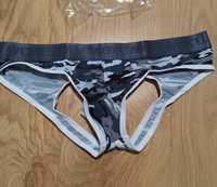 Bielizna męska jockstrap moro XL