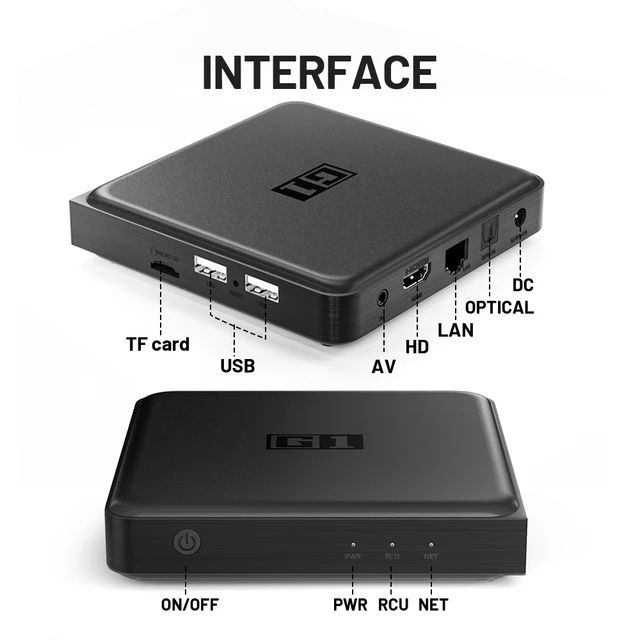 TV BOX Kinhank G1, AndroidTV 11, 4GB RAM, 32gb pamięci