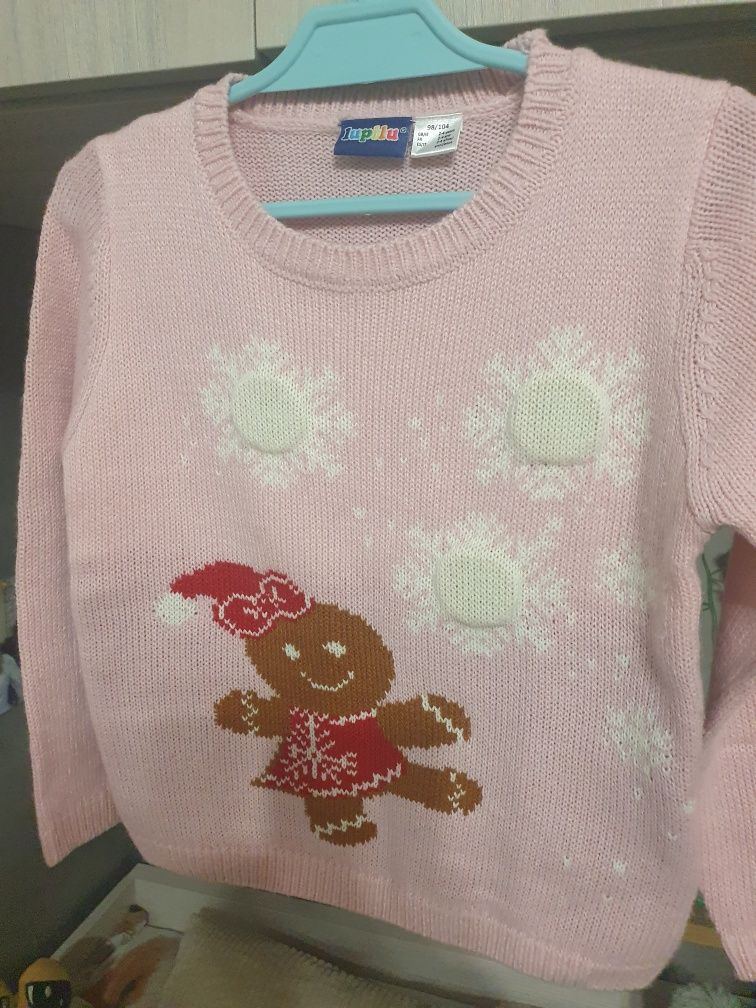 Sweter świecący świąteczny 98/104