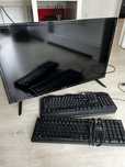 PC Gaming + TV 32’’ + Teclados Mecânicos/ Semi-Mecânico