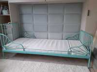 Łóżko rozsuwane Minnen Ikea ze stelażem i rozsuwanym materacem