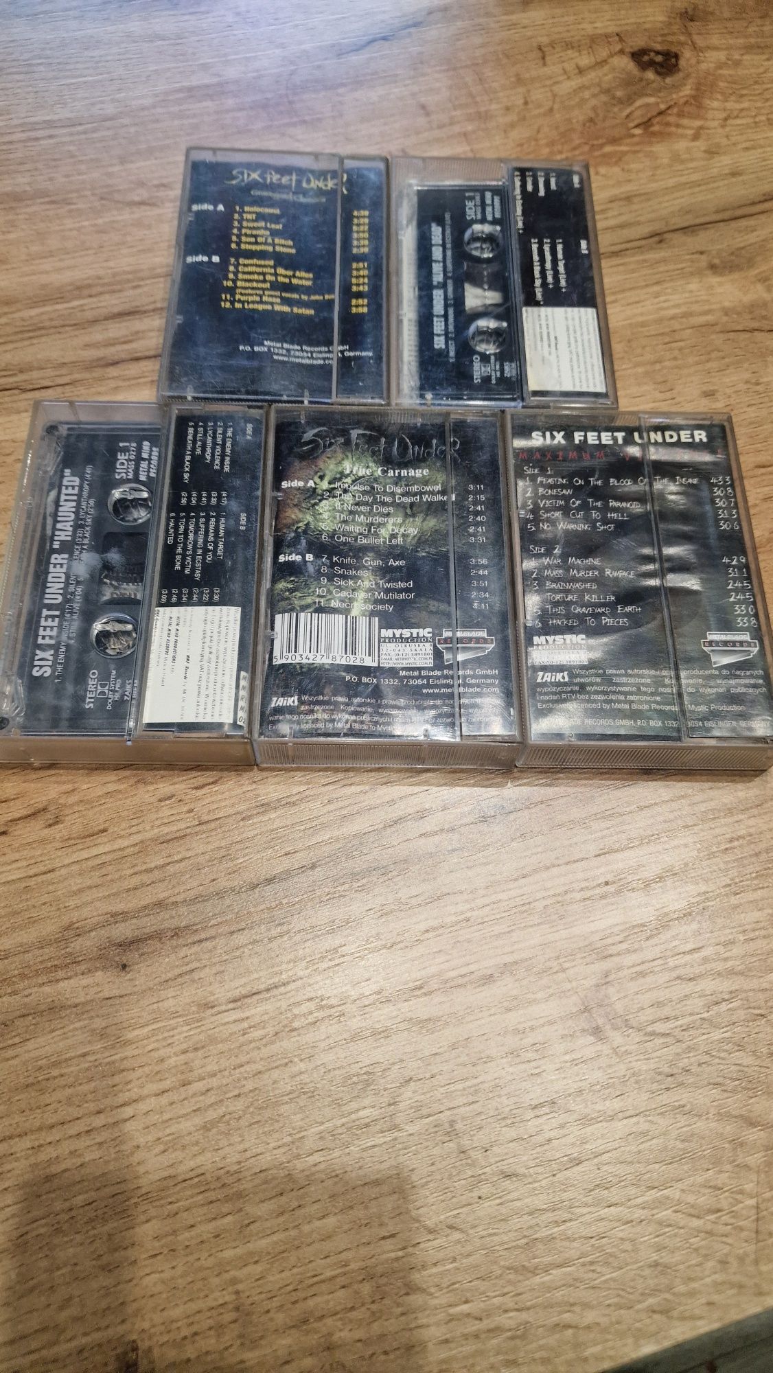 SIX FEED UNDER Kolekcja 5 kaset