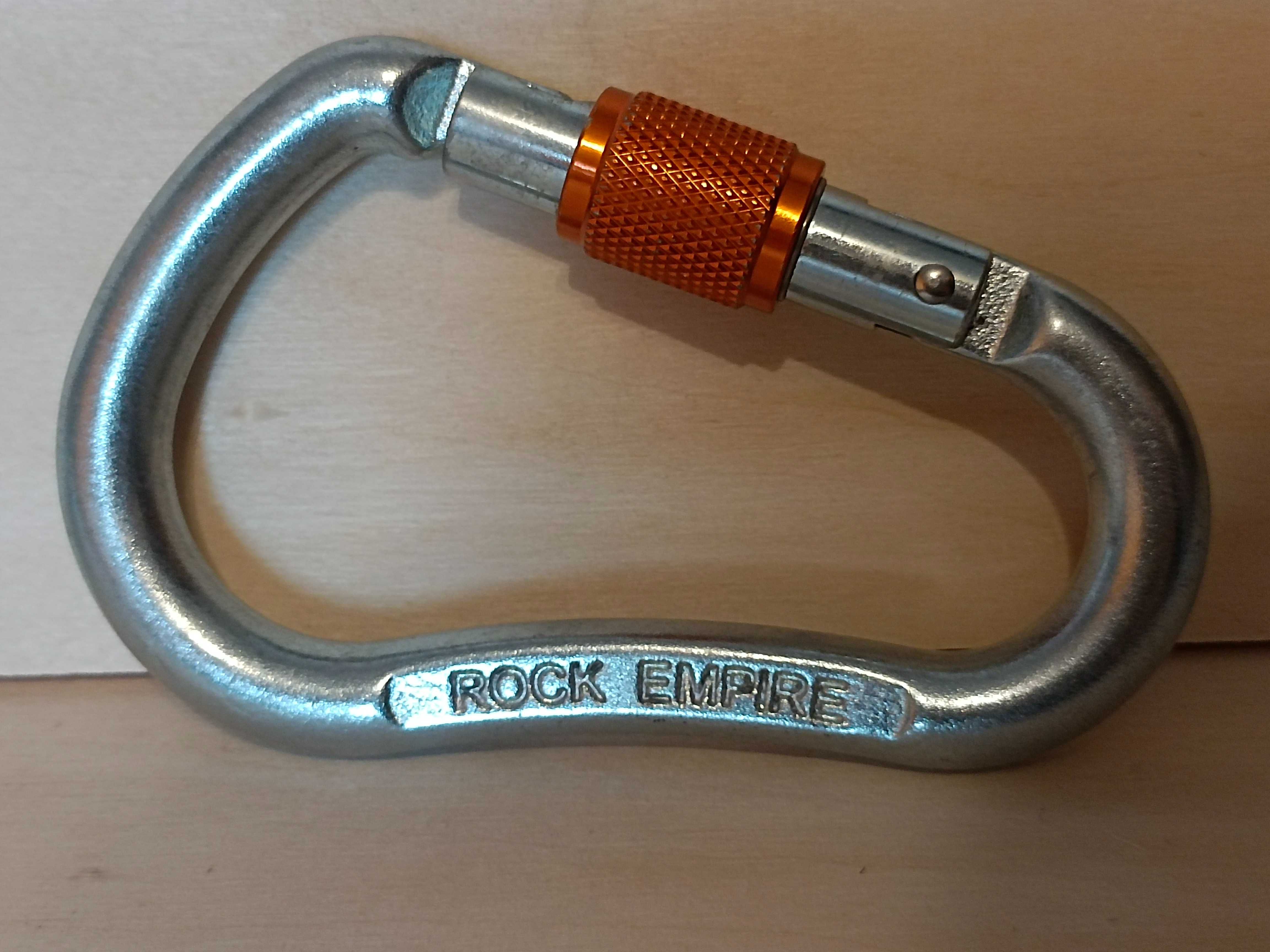 Karabinek Stalowy HMS Magnum steel lock Rock Empire