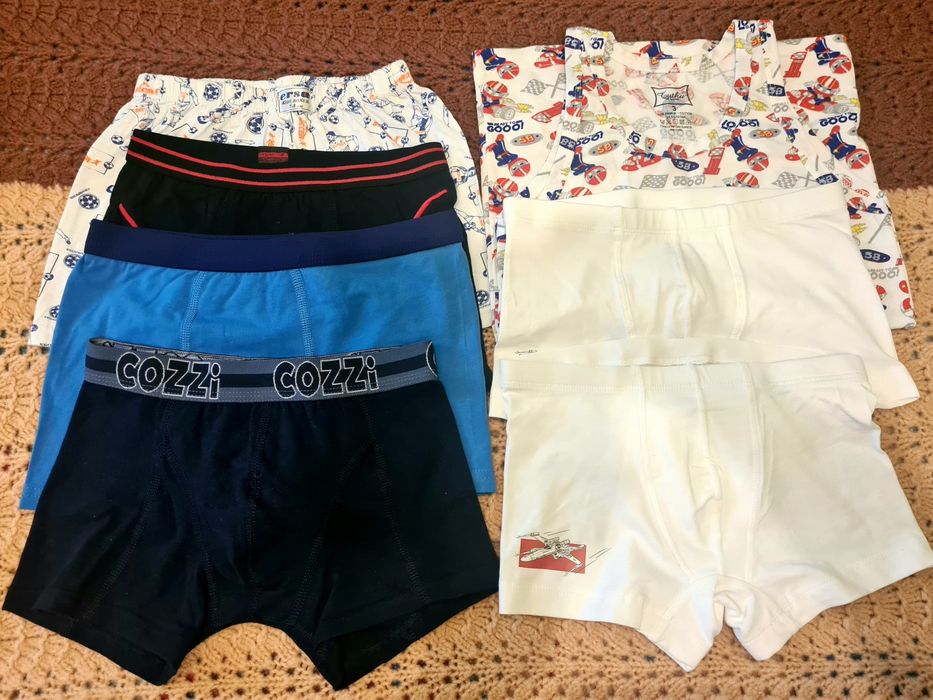 Боксеры и майка на рост 122-128