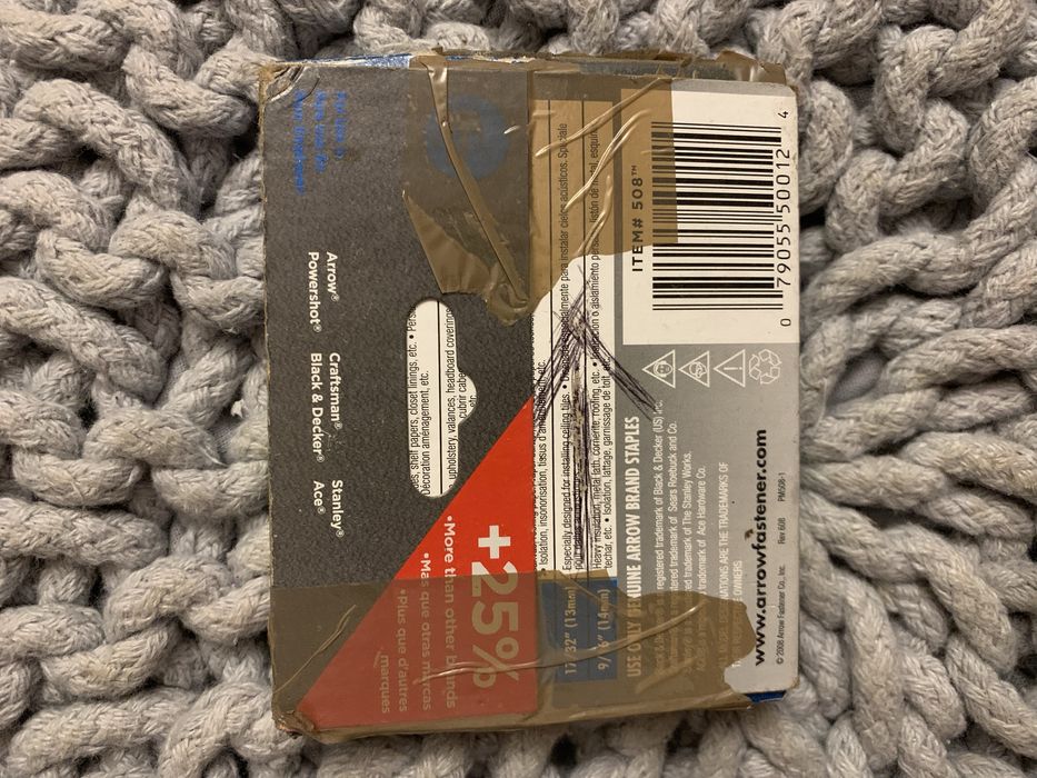 Скоби Arrow T50 Heavy Duty 12 мм (1250 шт) – Оригінал, Made in USA