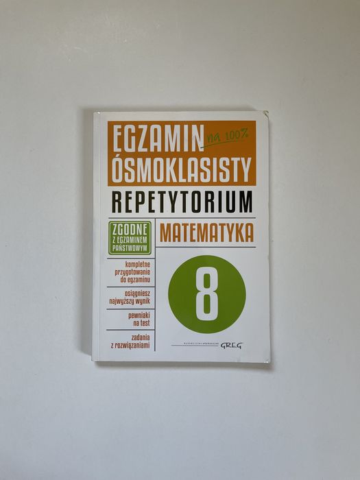 Repetytorium z matematyki wydawnictwo edukacyjne Greg