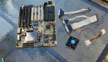 RZADKA Płyta główna Gigabyte Ga-586HX rev 2.01 z Intel Pentium 166mhz