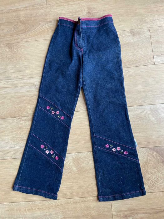 Wójcik spodnie 134 kwiatki