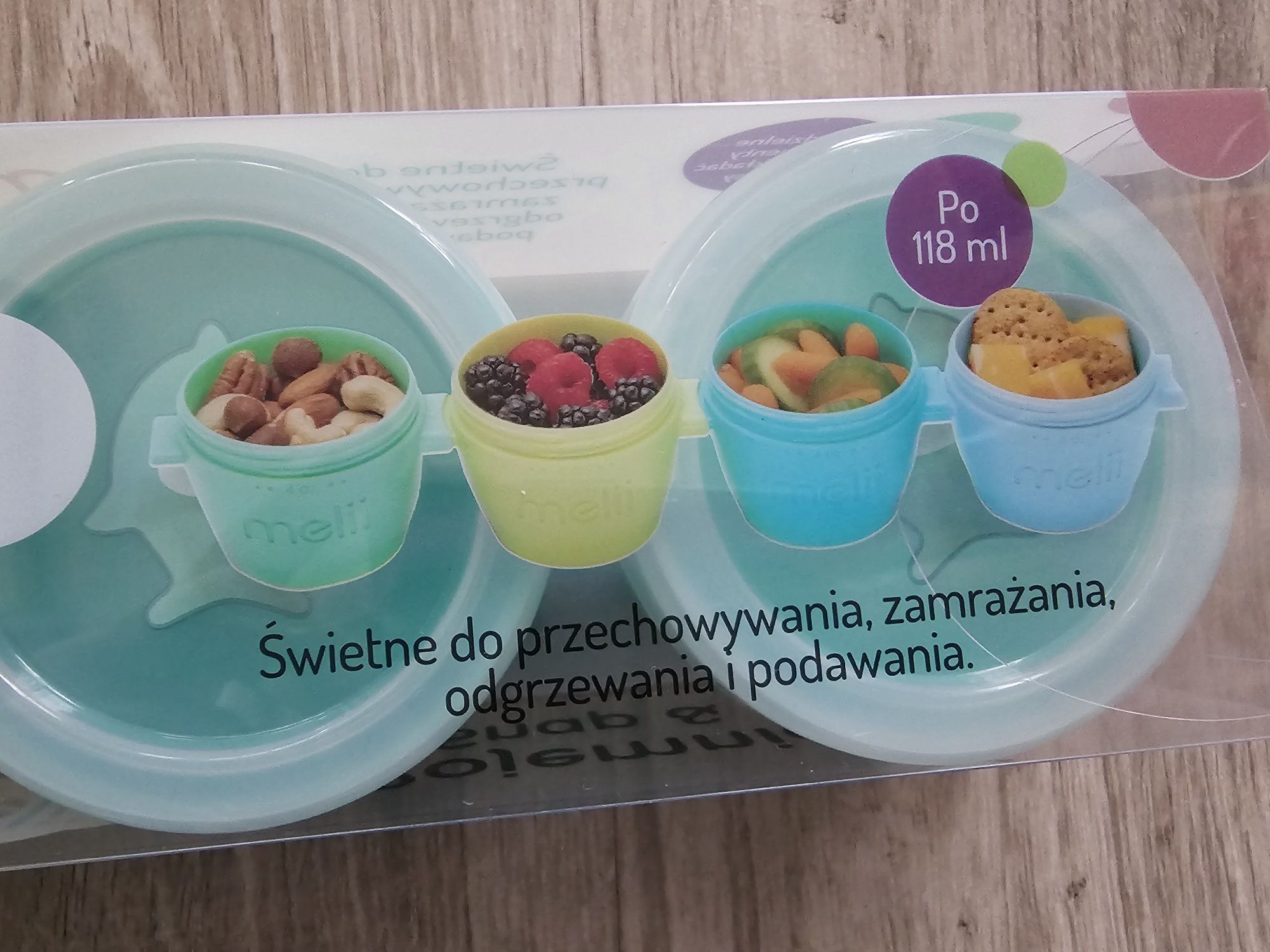 Sprzedam nowe pojemniki dla dzieci na przekąski