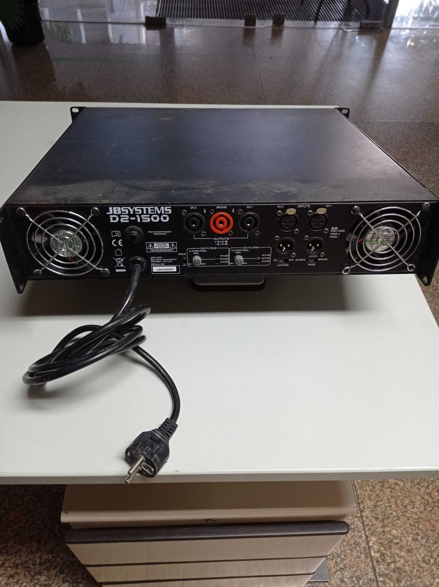 Amplificador JB Systems D2-1500