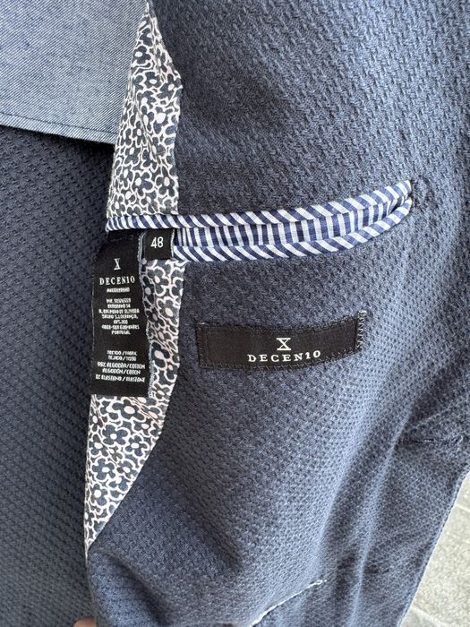 Blazer azul escuro Decenio
