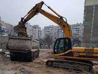 аренда услуги экскаватора с jcb 220 с 1.5ковш куба