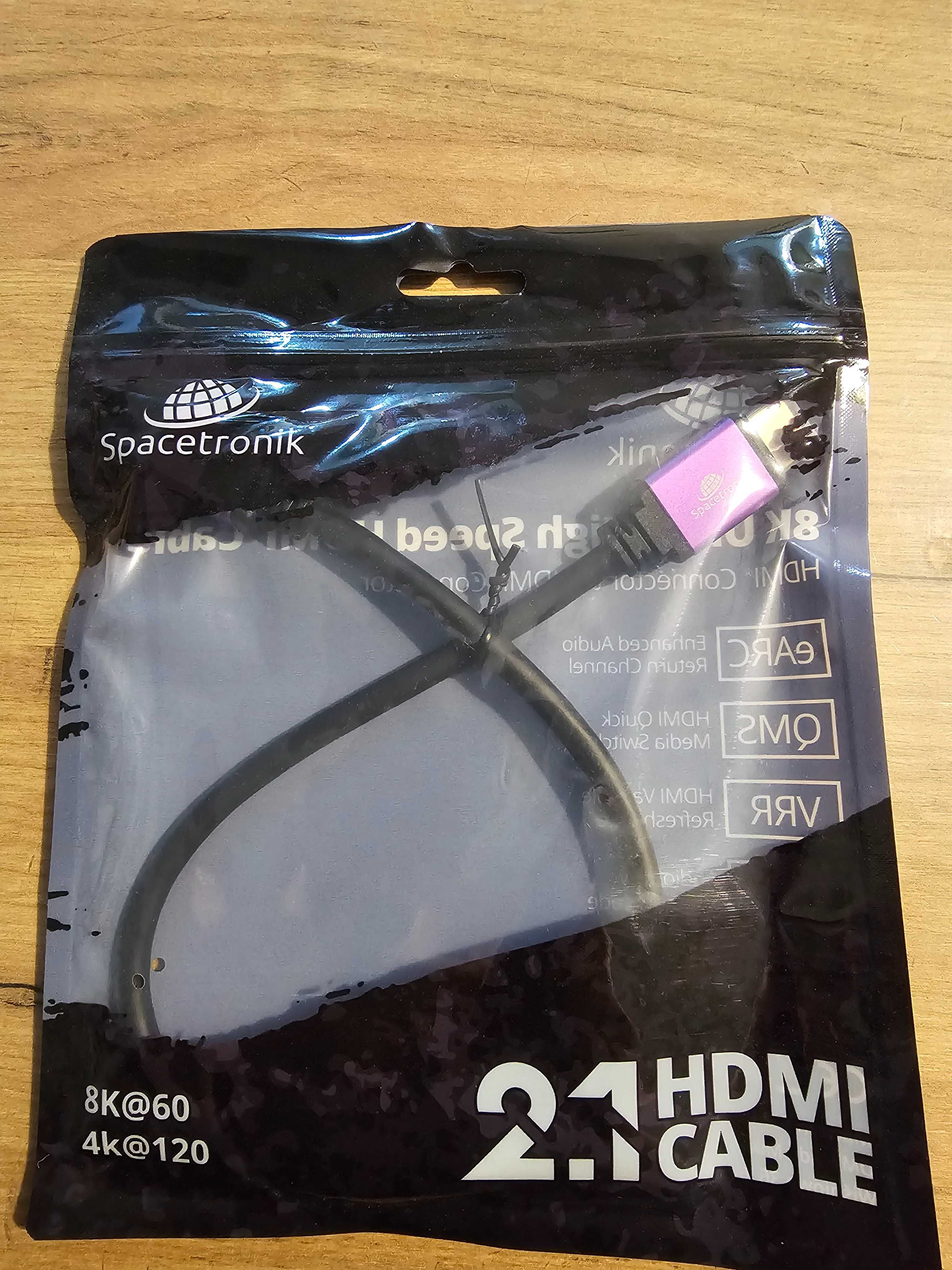 Kabel HDMI 2.1 8K Spacetronik Premium SH-SPR005 (0,5 m) CERTYFIKAT