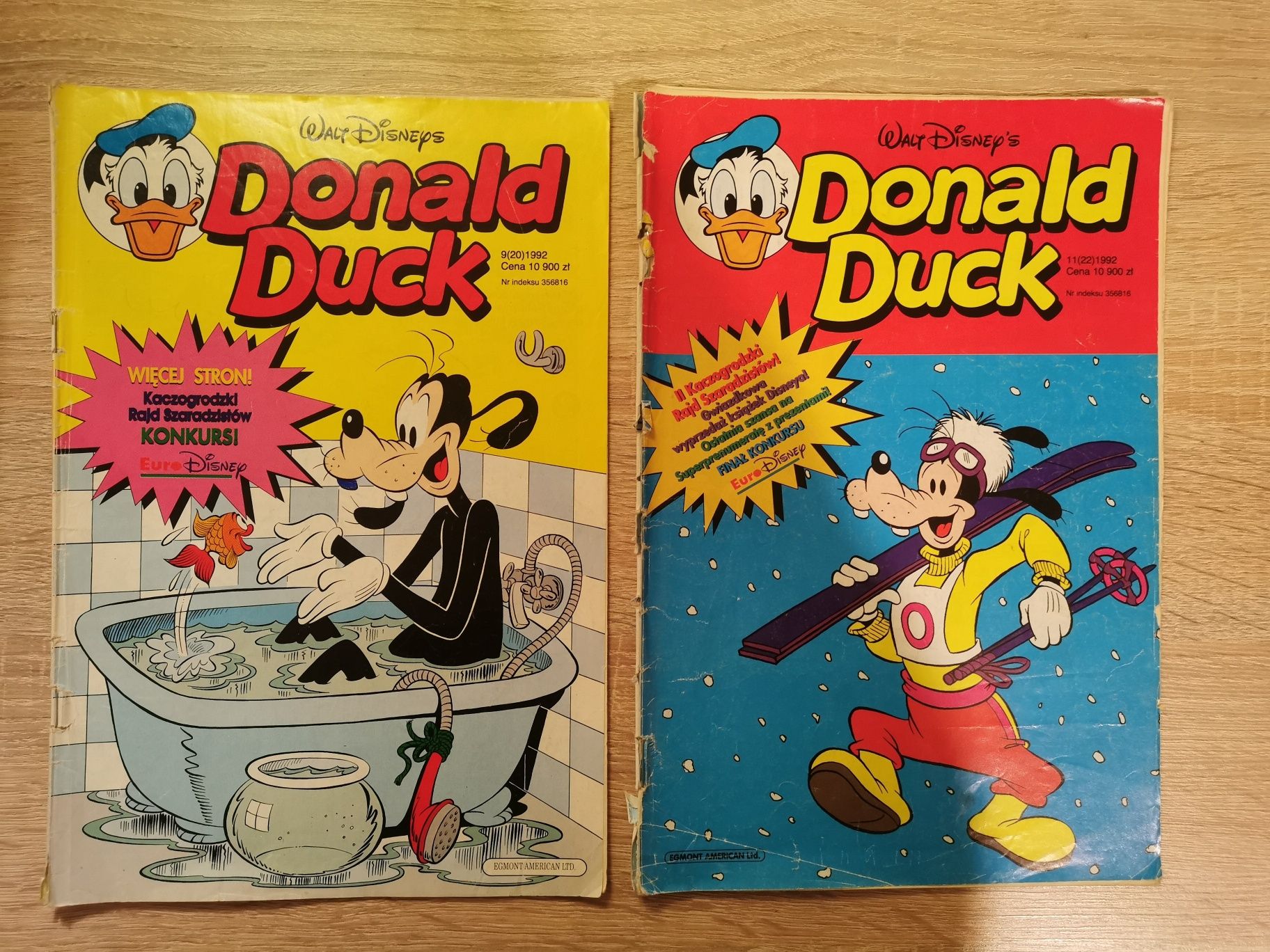 Komiksy Donald Duck rok 1992