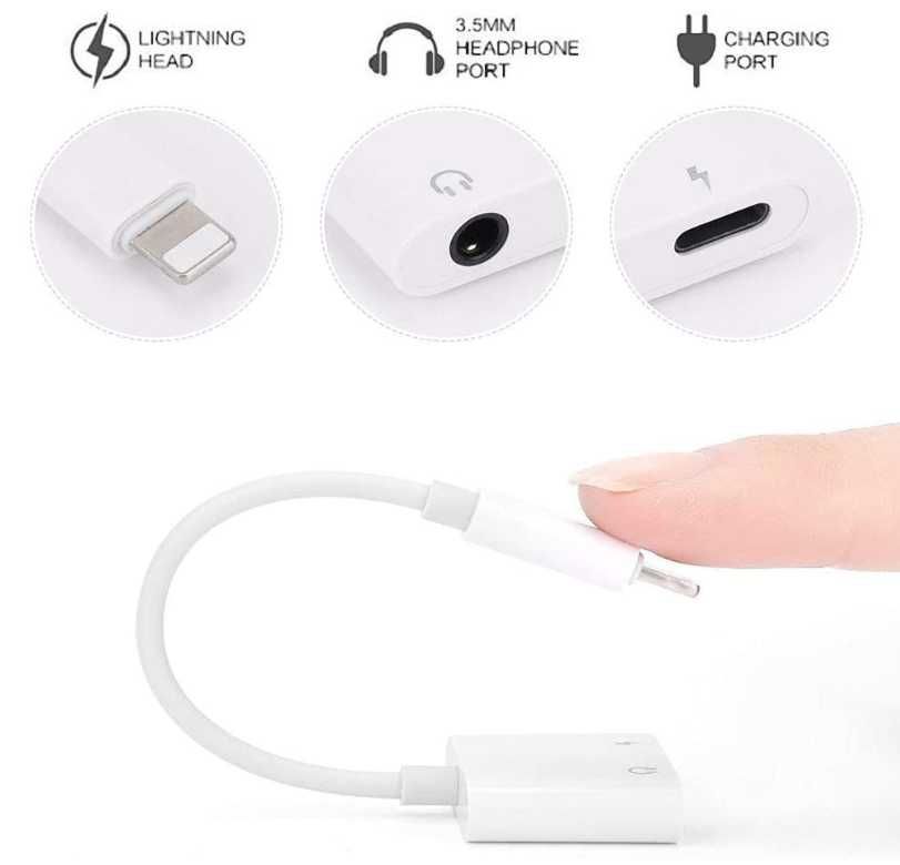 Beyeah Adapter Przejściówka Lightning 2w1 iPhone