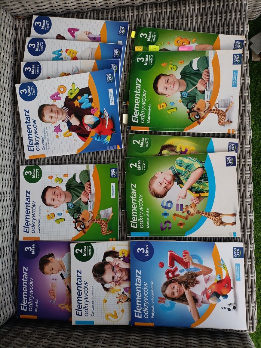 Elementarz odkrywców matematyka, polski muzyka klasa 2 i 3