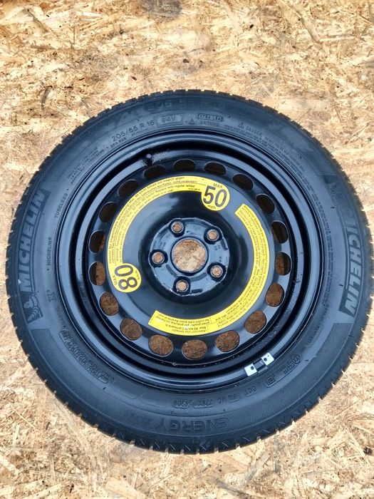 Koło zapasowe dojazdowka 16 golf V 5x112 pełnowymiarowe