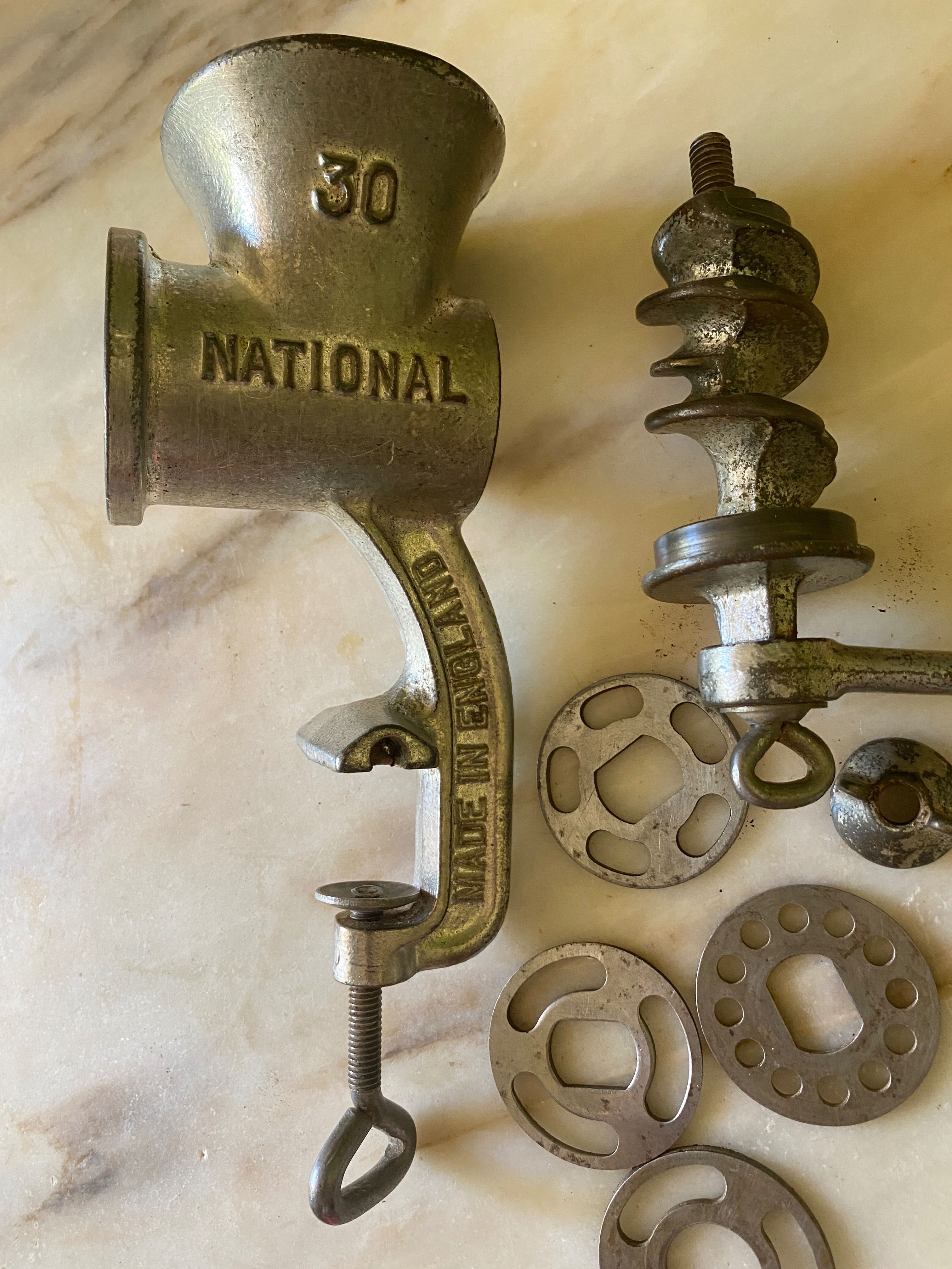 Picadora vintage Spong national 30