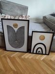 Obrazy dwie sztuki oddam tanio odbiór Katowice Józefowiec obraz