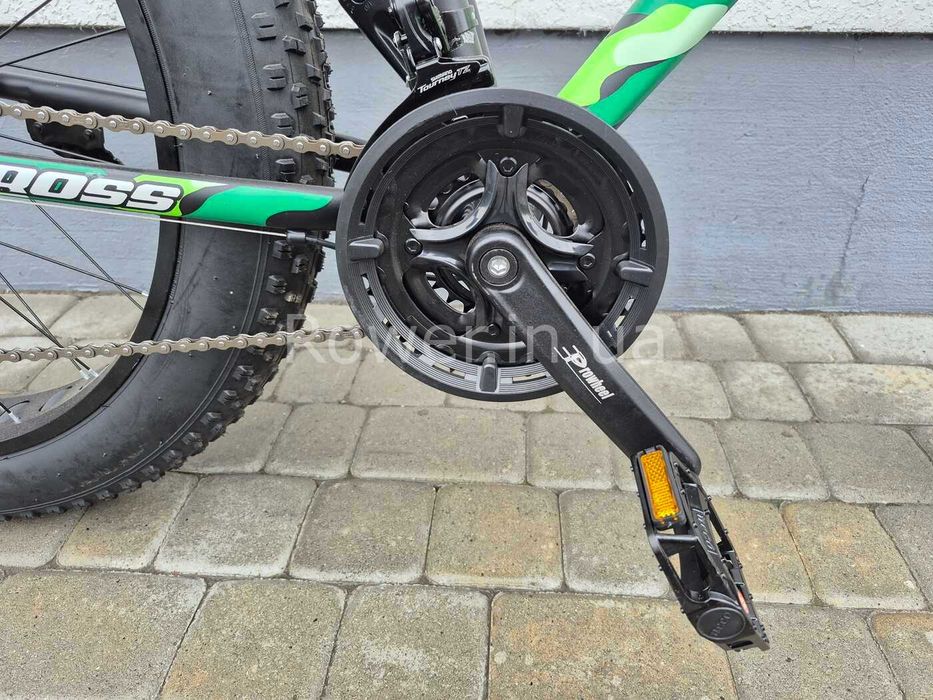 Фетбайк велосипед Fatbike Cross Crossover Rigit 26x4 2025 рама 19" gre