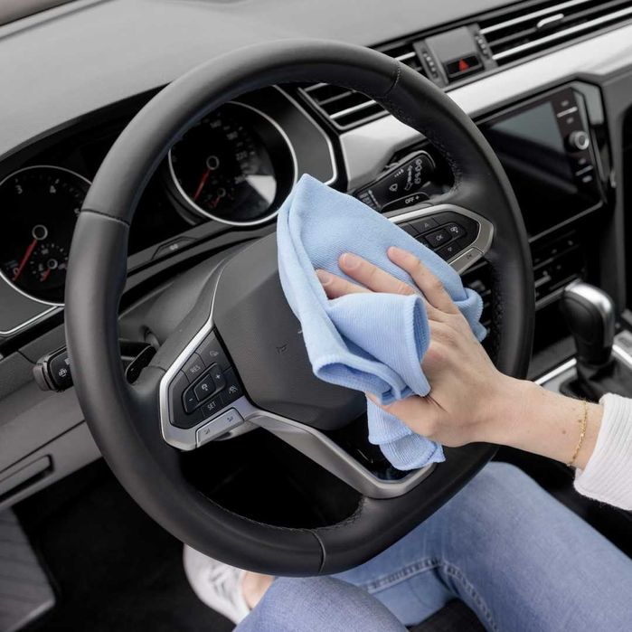 Полироль матовый панели (торпеды) авто 1л. Молочко для пластика.