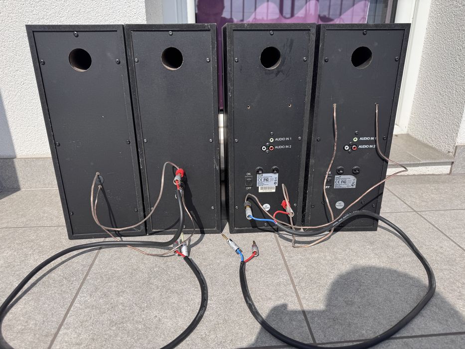 2x Genius sp-hf 1800A kolumny glosniki komputerowe pasywne audio pc