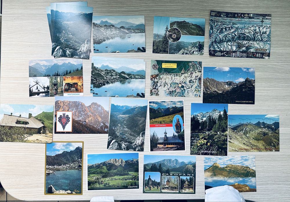 Zakopane i Tatry - Kartki pocztowe