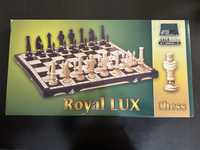 Szachy nowe Royal Lux drewniane