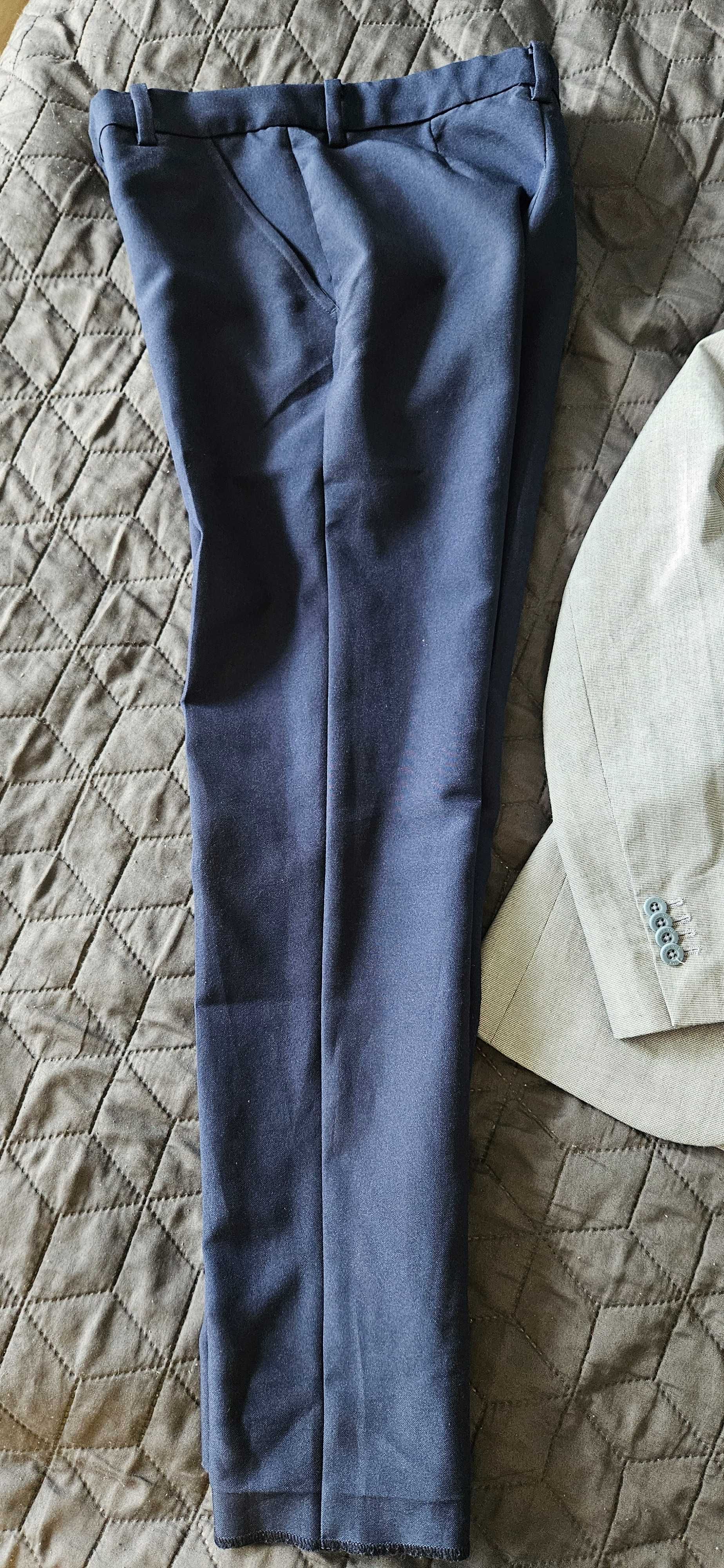 Marynarka i spodnie 140 smyk/h&m