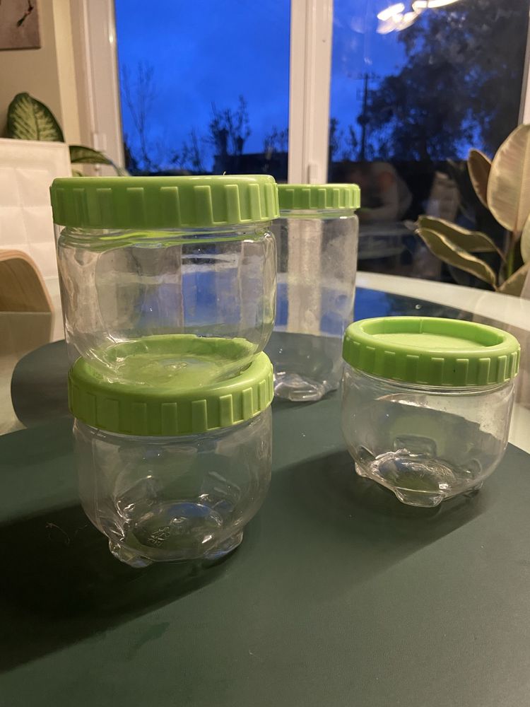 5 Caixas para alimentos 500ml / 1000ml
