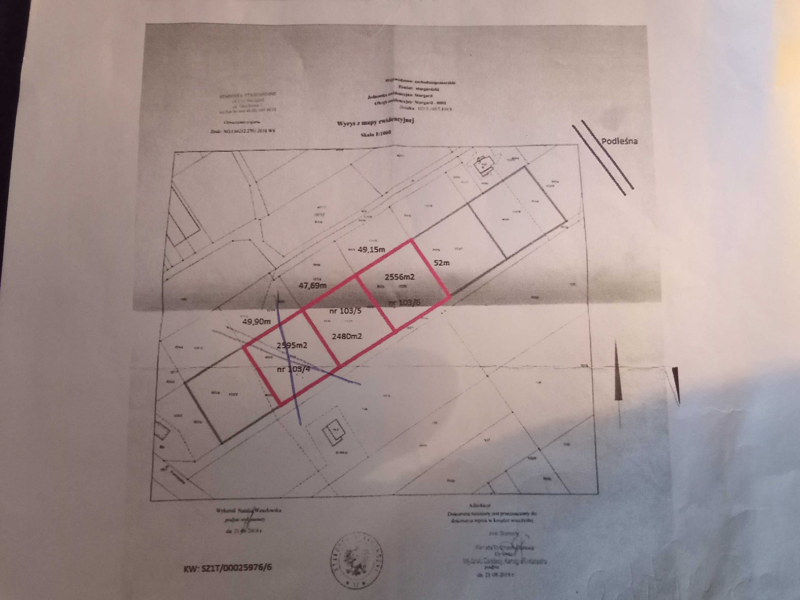 Działka budowlana w cichej zabudowie.