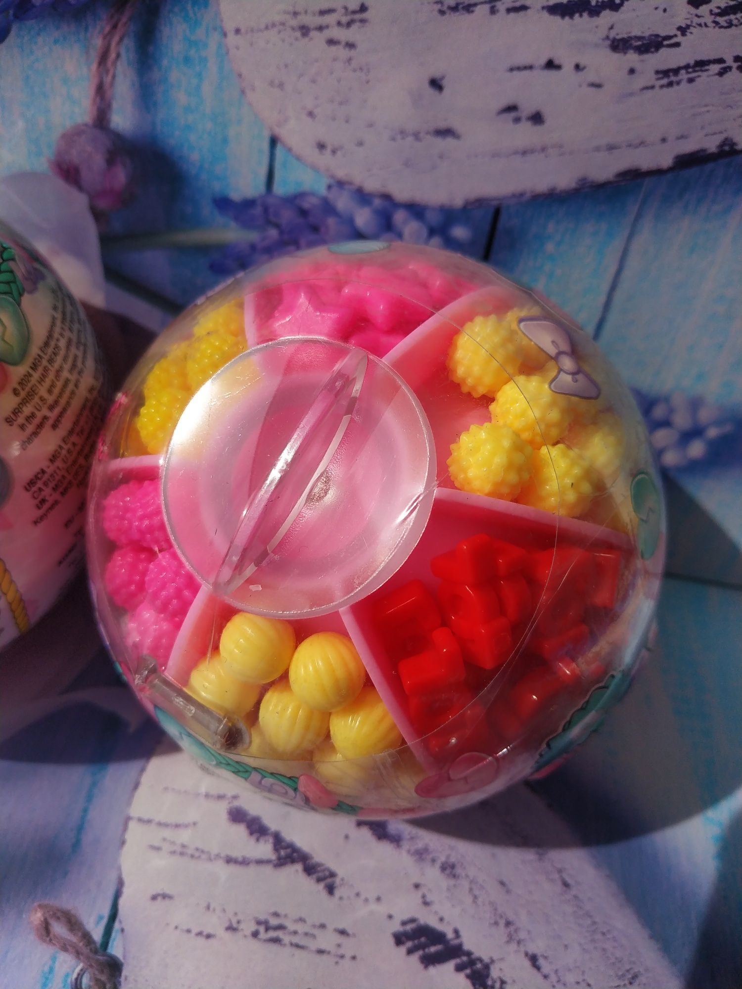 Кулька з намистинок lol hair beads tots 4 різних зачіски бусінки l.o.l