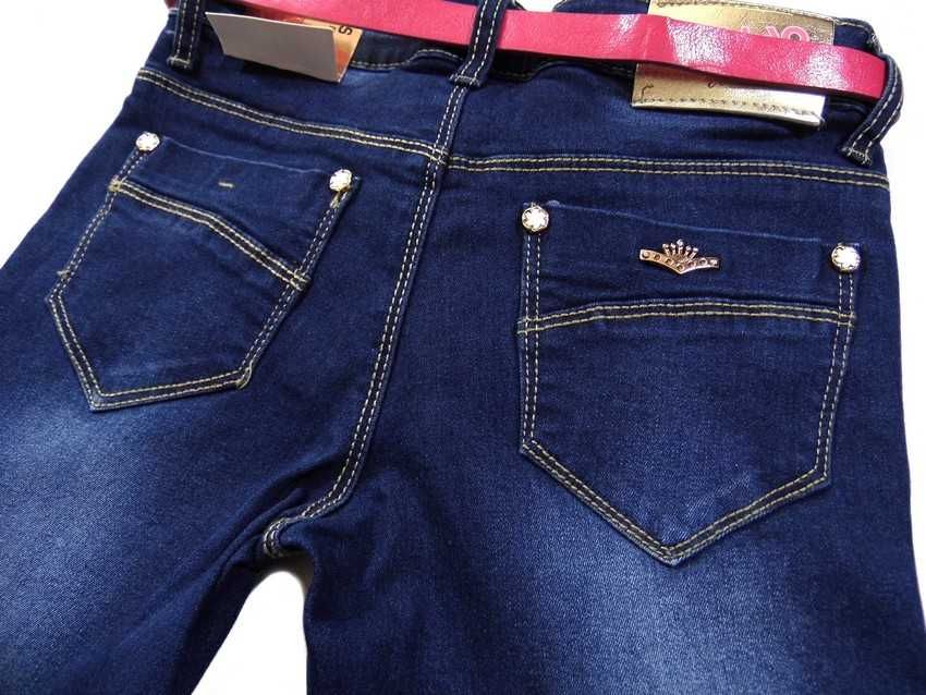 elastyczne SPODNIE jeans 5006 MIRA 164 biżuteria