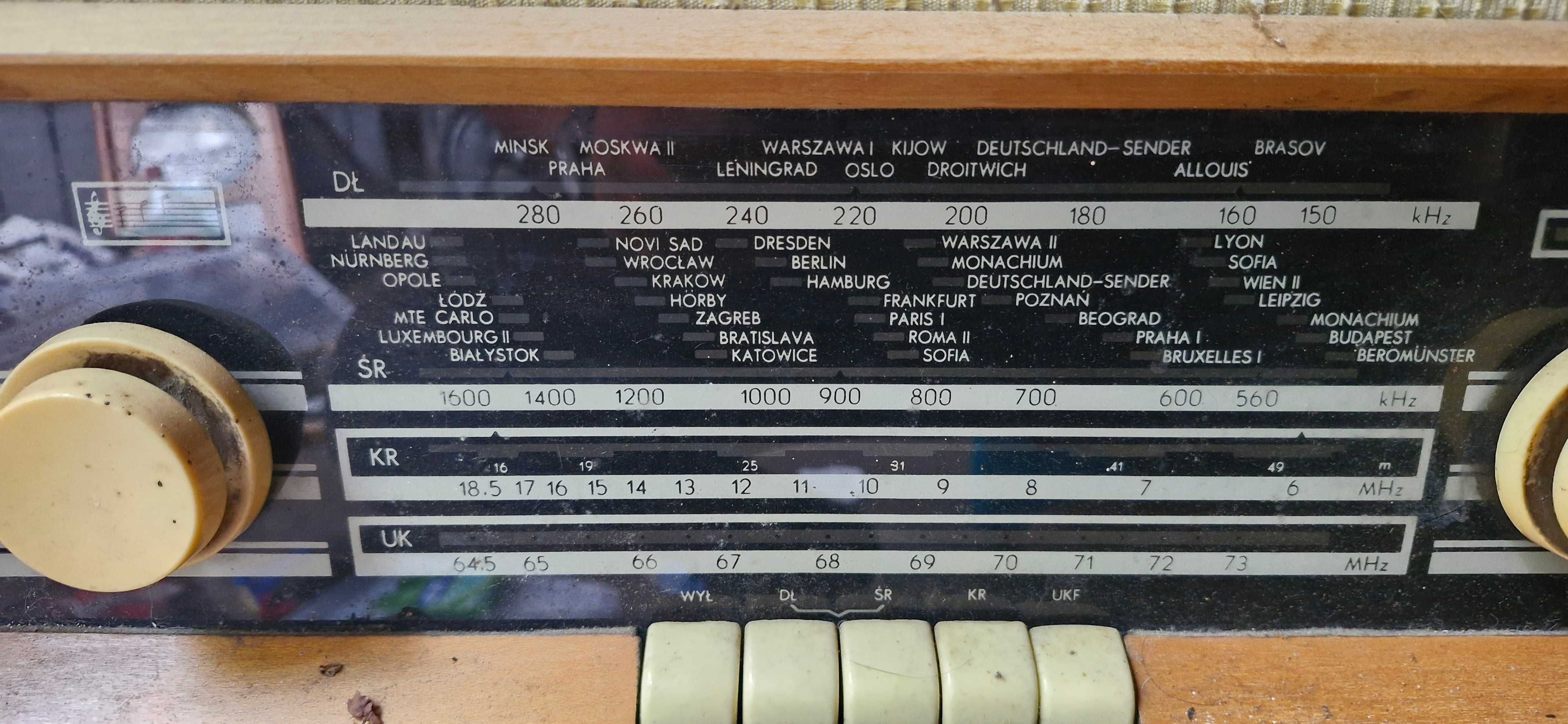 radio z adapterem gramofonem sonata