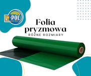 Folia pryzmowa kiszonkarska czarno zielona 12m - 125mikronów -Na metry